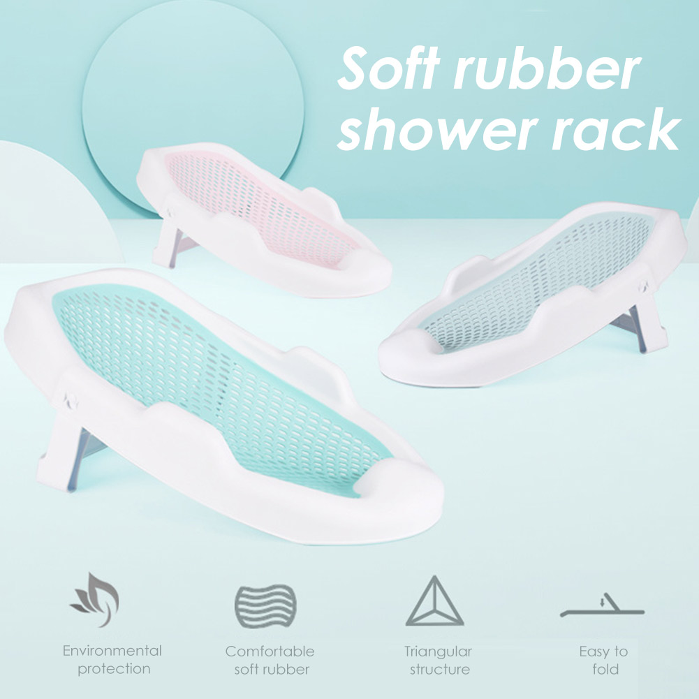 Bamboo Bath Mat - Neugeborene verstellbare Bad Netz Sitzkissen Anti-Rutsch-Baby