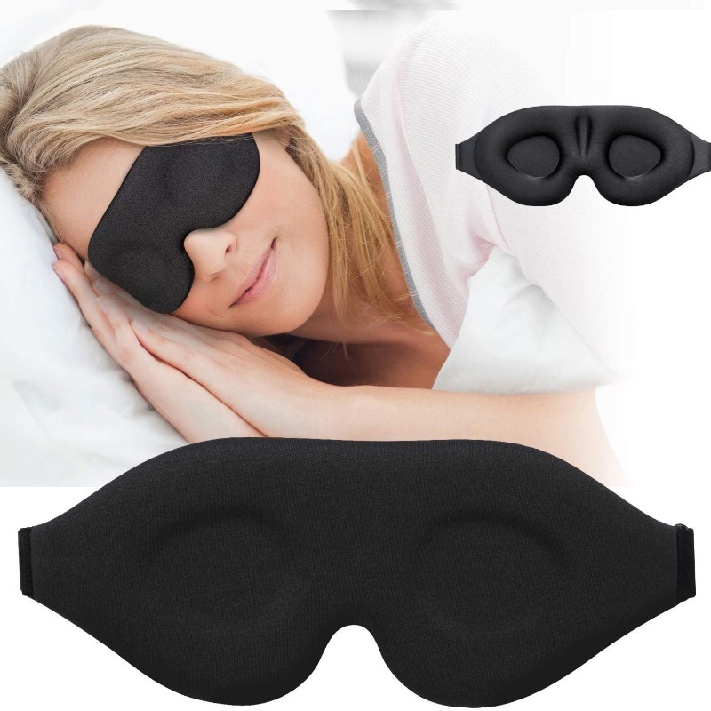 Sleep Eye Mask 3D - 3D Konturierte Memory-Schaum Schlafmaske Unisex Geformte