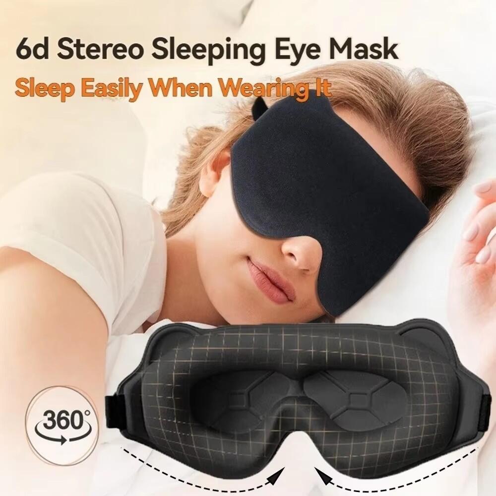 Sleep Eye Mask 3D - Neue 3D-Schlafmaske Stereoskopische Lichtblockierende Schlafmaske für