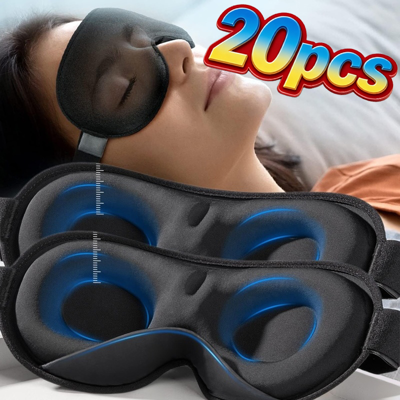 Sleep Eye Mask 3D - 3D-Augenmaske Komfortable Atmungsaktive Schlafmaske mit Nasenpolster