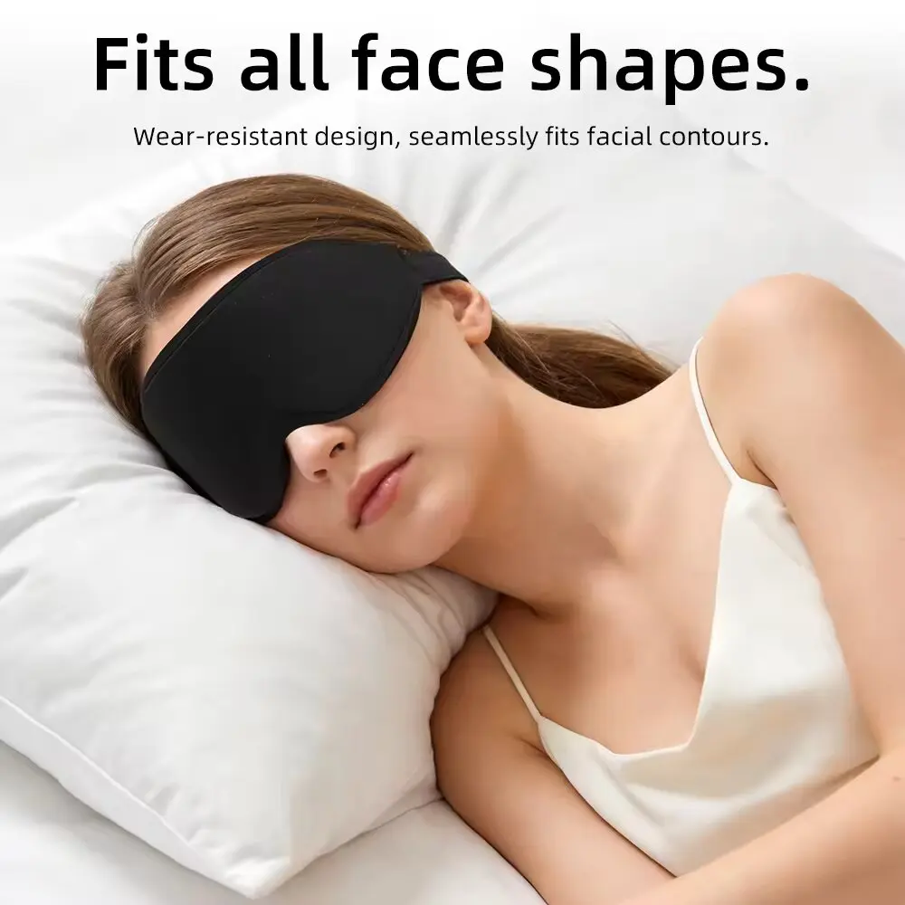 Sleep Eye Mask 3D - Neue 3D-Schlafmaske, Stereoskopische Lichtblockierende Schlafmaske für