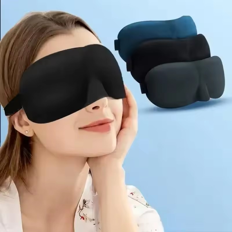 Sleep Eye Mask 3D - 3D-Schlafmaske, Lichtblockierend, Weich Gepolsterte Schlafmaske für