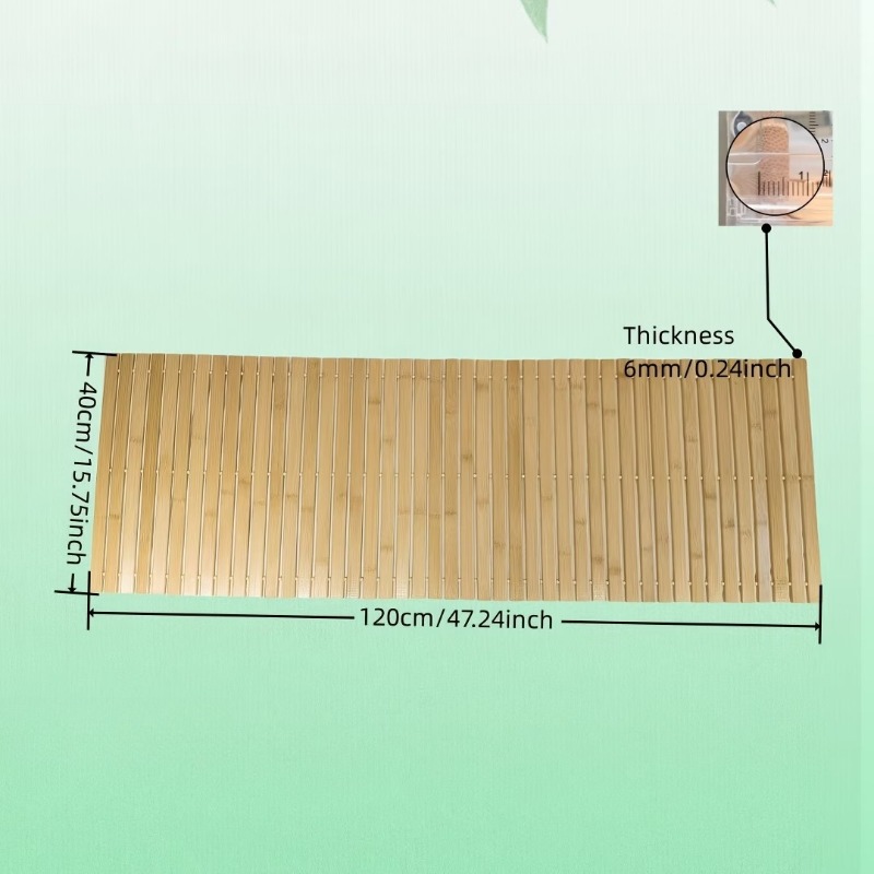 40 X 120Cm Große Bambus-Badema – Bamboo Bath Mat Bewertung und Preis