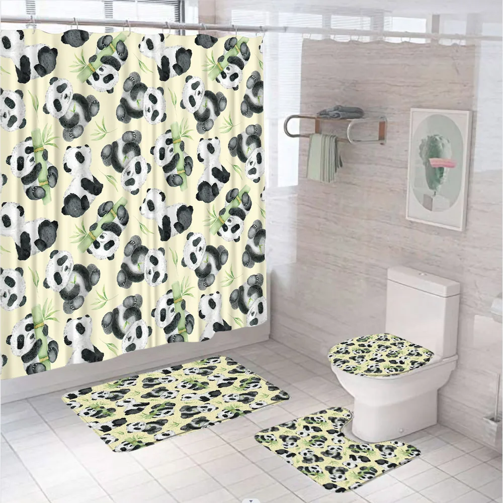 4pc Aquarell grün Bambus Dusch – Bamboo Bath Mat Bewertung und Preis