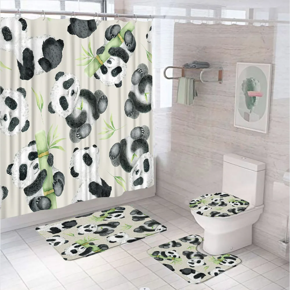 4pc Aquarell grün Bambus Dusch – Bamboo Bath Mat Bewertung und Preis