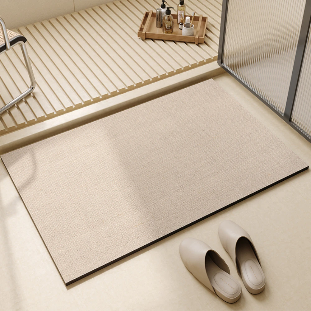 Hellbraune Geometrische Linien – Bamboo Bath Mat Bewertung und Preis