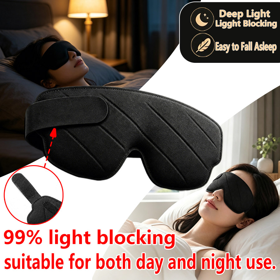 3/1 Stück 3D-konturierte Schla – Sleep Eye Mask 3D Bewertung und Preis