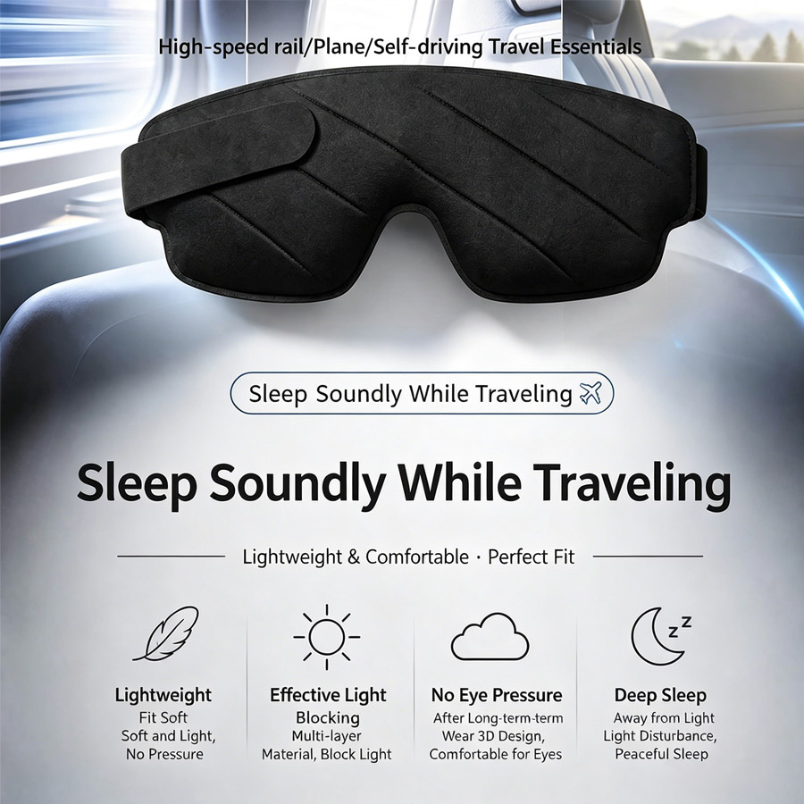 3/1 Stück 3D-konturierte Schla – Sleep Eye Mask 3D Bewertung und Preis