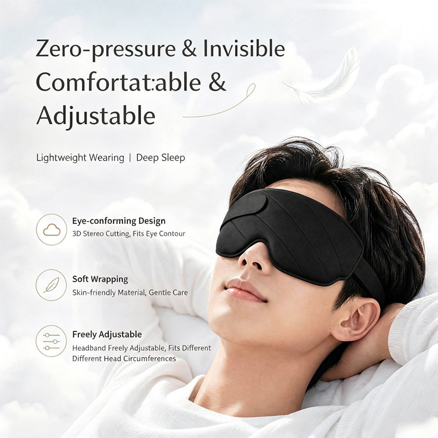 3/1 Stück 3D-konturierte Schla – Sleep Eye Mask 3D Bewertung und Preis