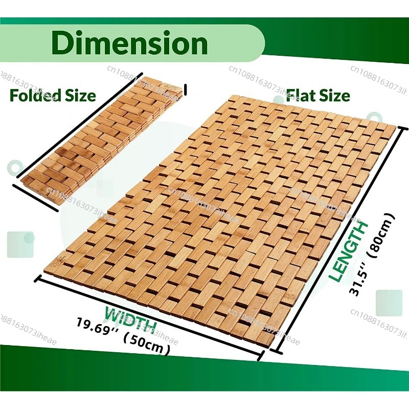 Bambus-Badematte für Badezimme – Bamboo Bath Mat Bewertung und Preis