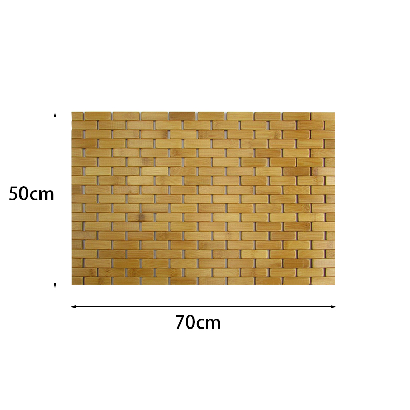 Badematte aus Teakholz, Füße,  – Bamboo Bath Mat Bewertung und Preis