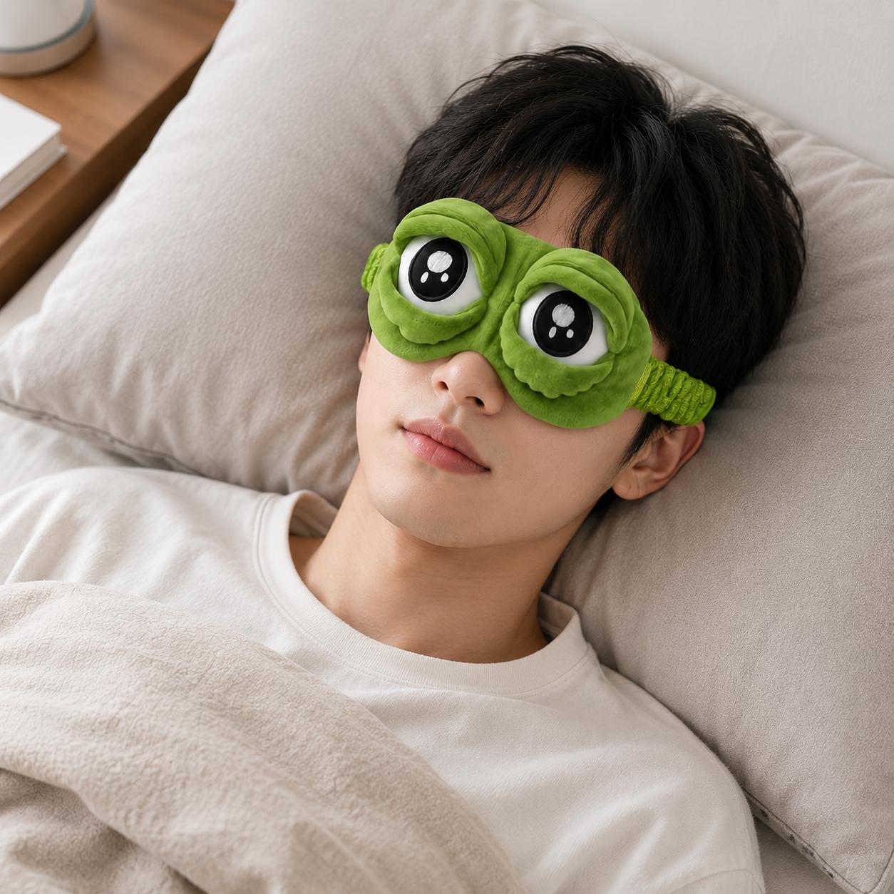 3D Schlafmaske Niedlicher Fros – Sleep Eye Mask 3D Bewertung und Preis